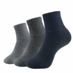 Jockey 7036 Ankle-Length Socks for Men – Cotton Terry (3-Pack)